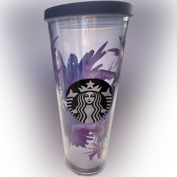 Starbucks Venti Purple Watercolor Cold Tumbler - Picture 1 of 9